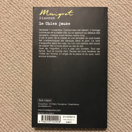 Simenon - Maigret Le chien jaune