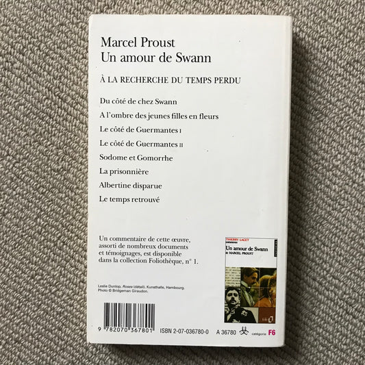 Proust, Marcel - Un amour de Swann (2nd part of Du côté de chez Swann)