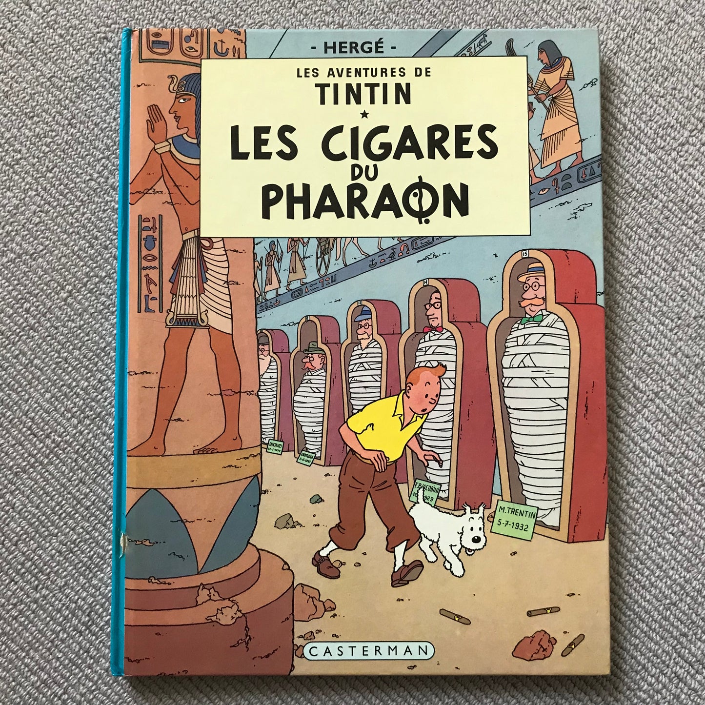 Tintin T04, Les cigares du pharaon - Hergé