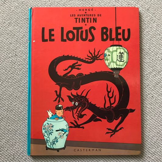 Tintin T05, Le lotus bleu - Hergé