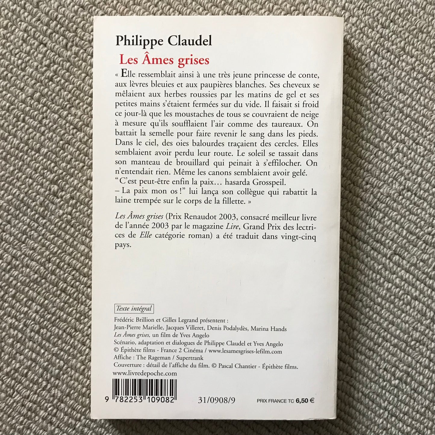 Claudel, Philippe - Les âmes grises
