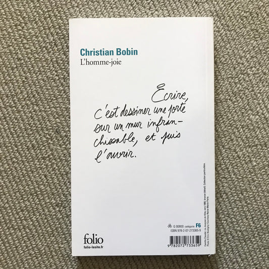Bobin, Christian - L’homme-joie