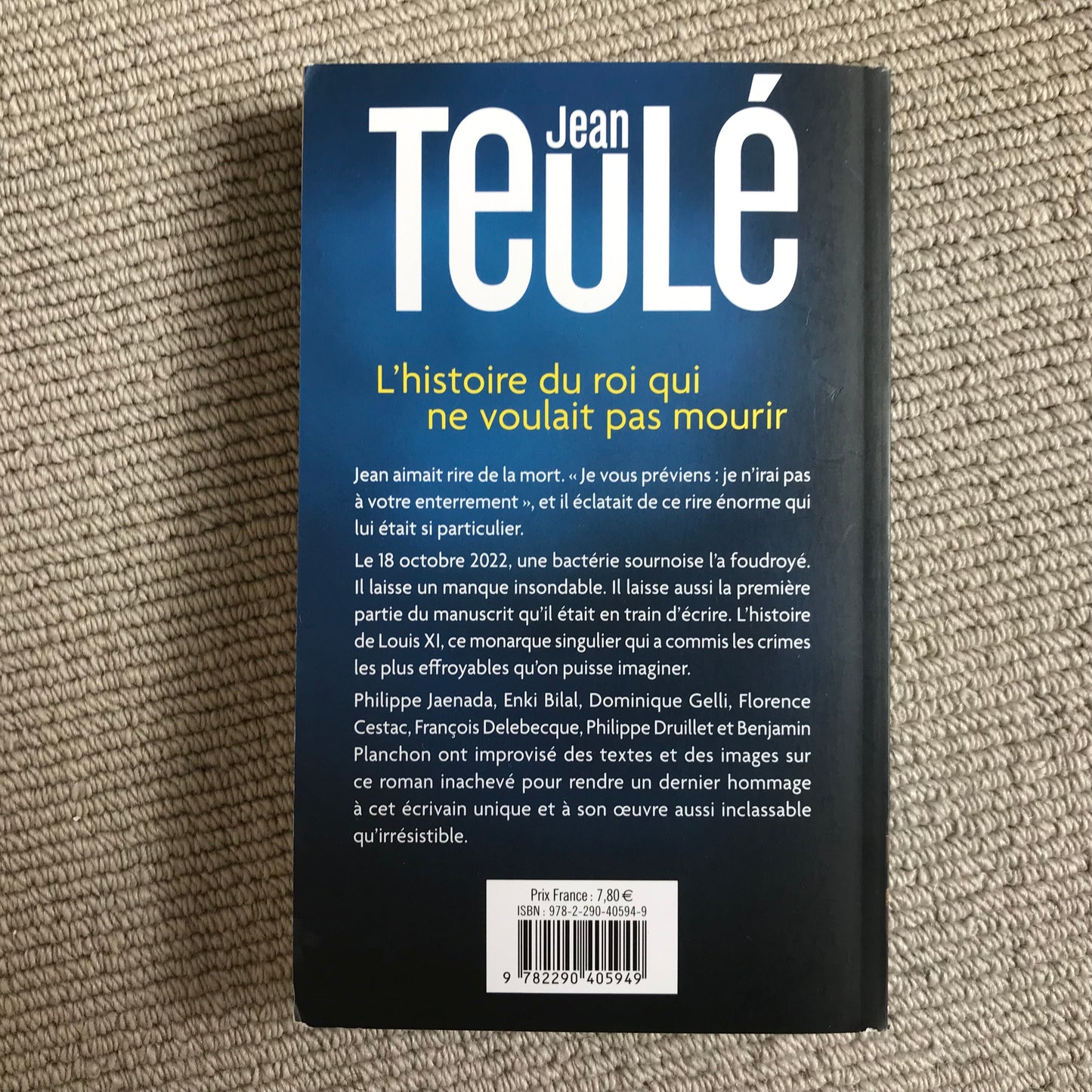 Teulé, Jean - L’histoire du roi qui ne voulait pas mourir
