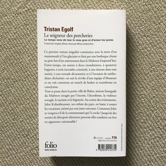 Egolf, Tristan - Le seigneur des porcheries