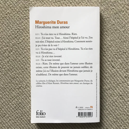 Duras, Marguerite - Hiroshima mon amour