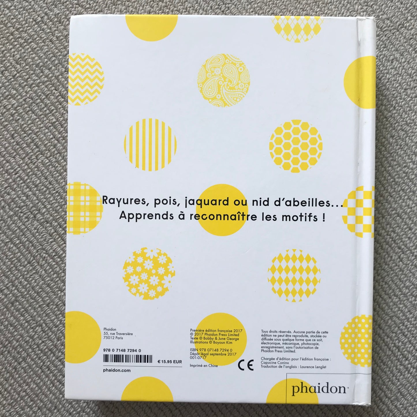 Mon premier livre de motifs - B & J George and Boyoun Kim