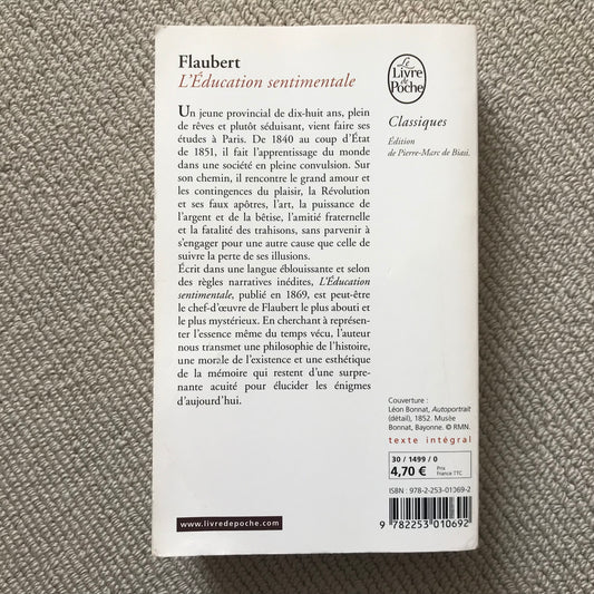 Flaubert, Gustave - L’éducation sentimentale