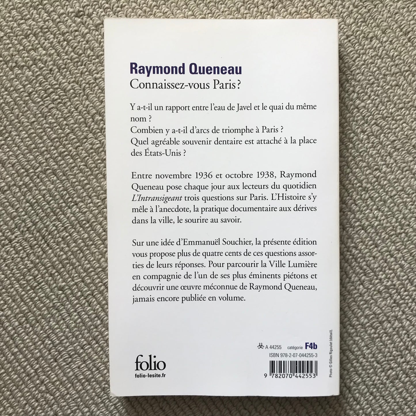 Queneau, Raymond - Connaissez-vous Paris?