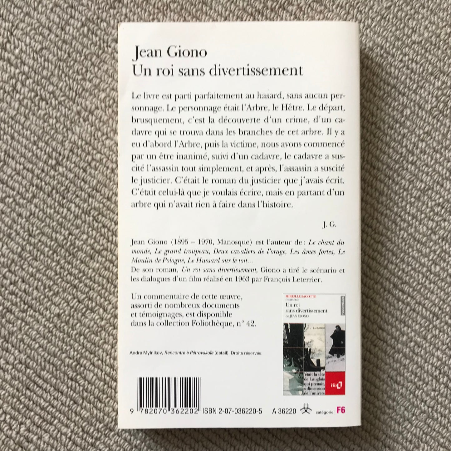 Giono, Jean - Un roi sans divertissement