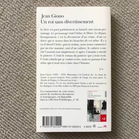 Giono, Jean - Un roi sans divertissement