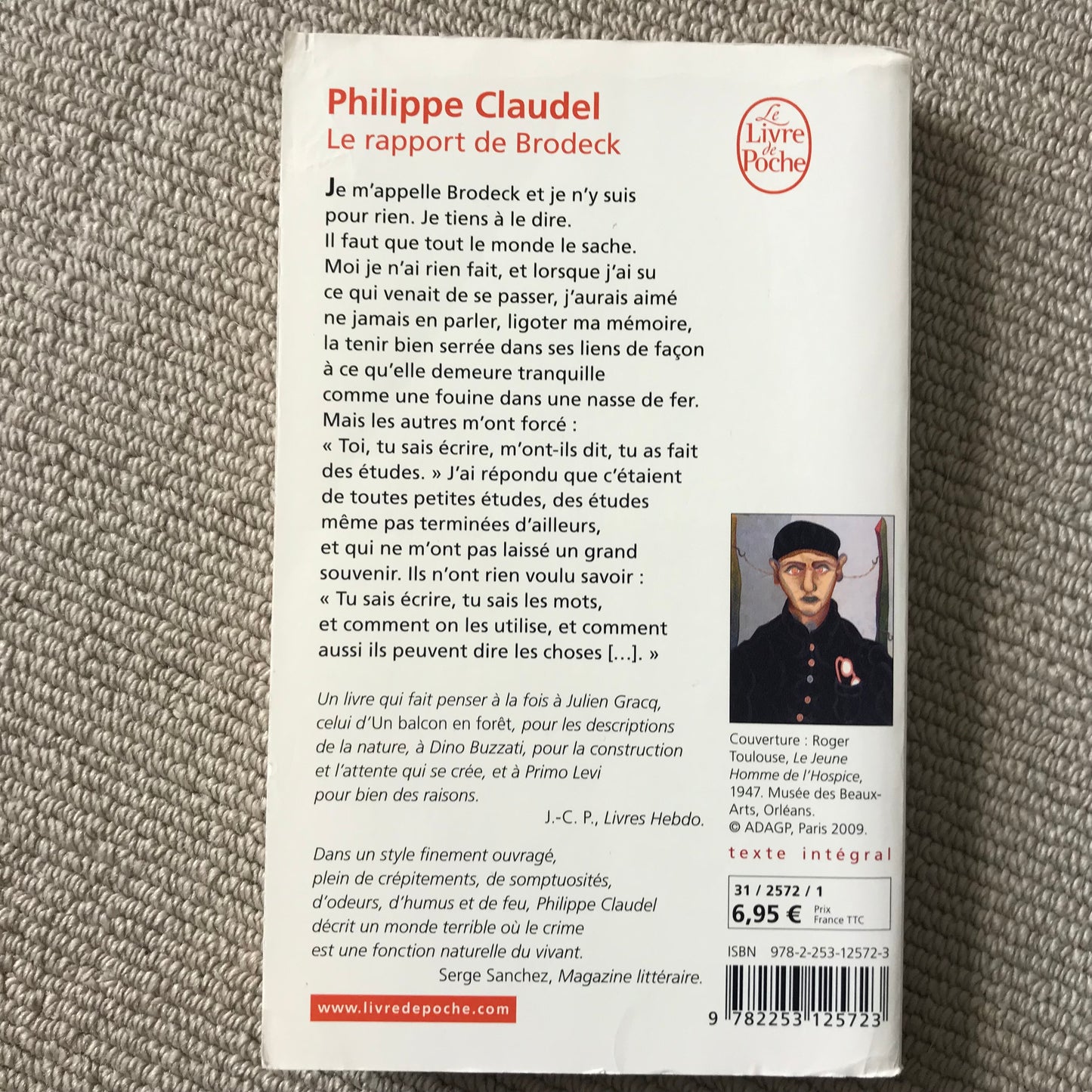 Claudel, Philippe - Le rapport de Brodeck