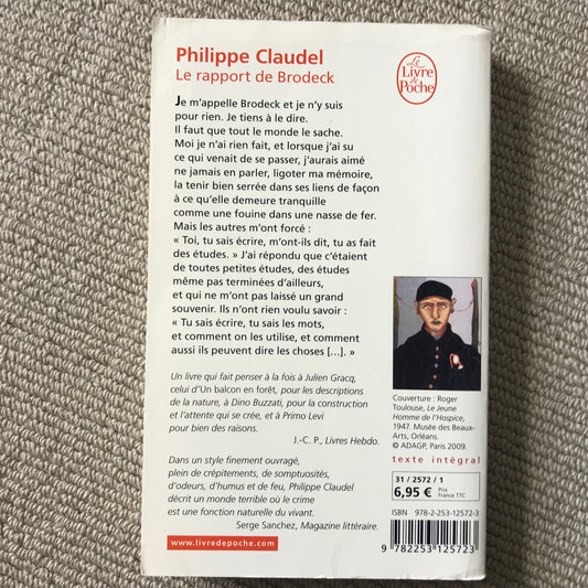 Claudel, Philippe - Le rapport de Brodeck