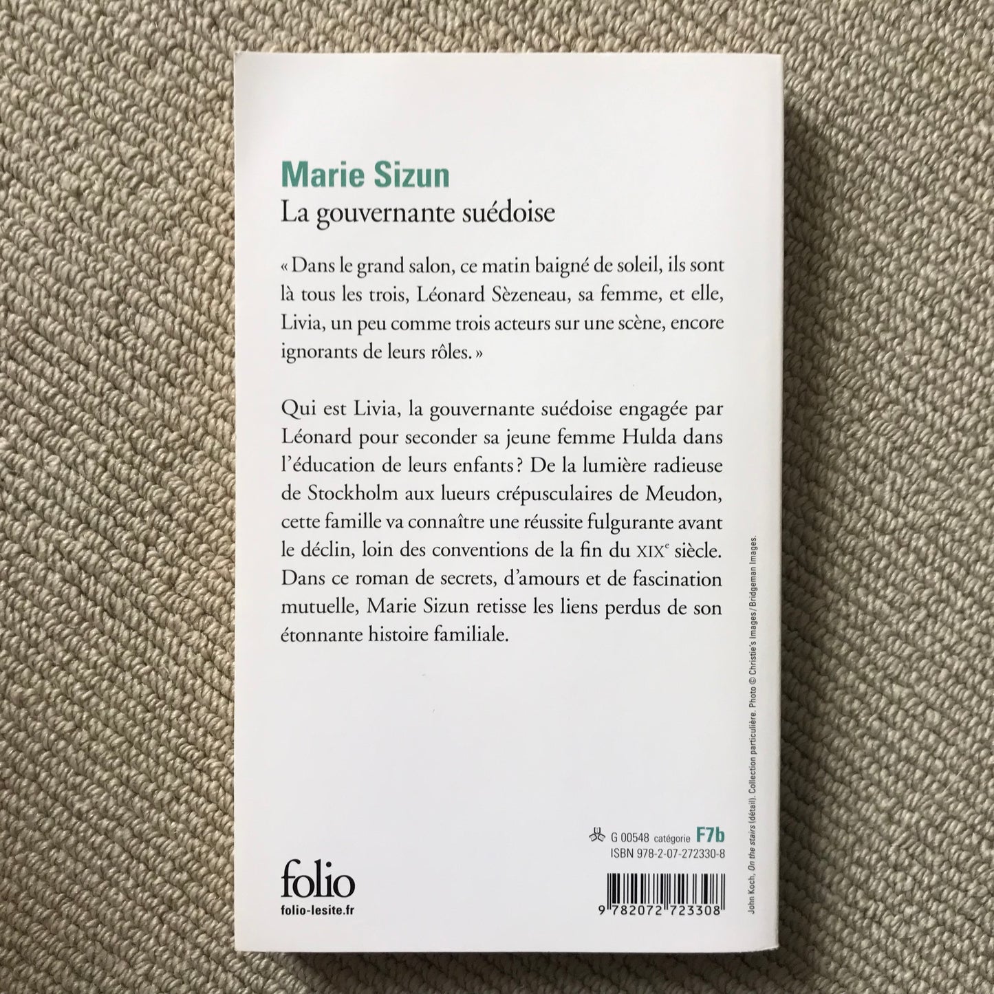 Sizun, Marie - La gouvernante suédoise