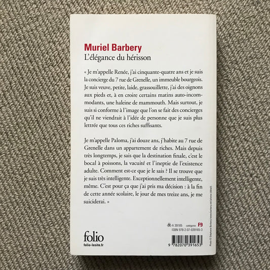 Barbery, Muriel - L’élégance du hérisson