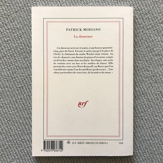 Modiano, Patrick - La danseuse