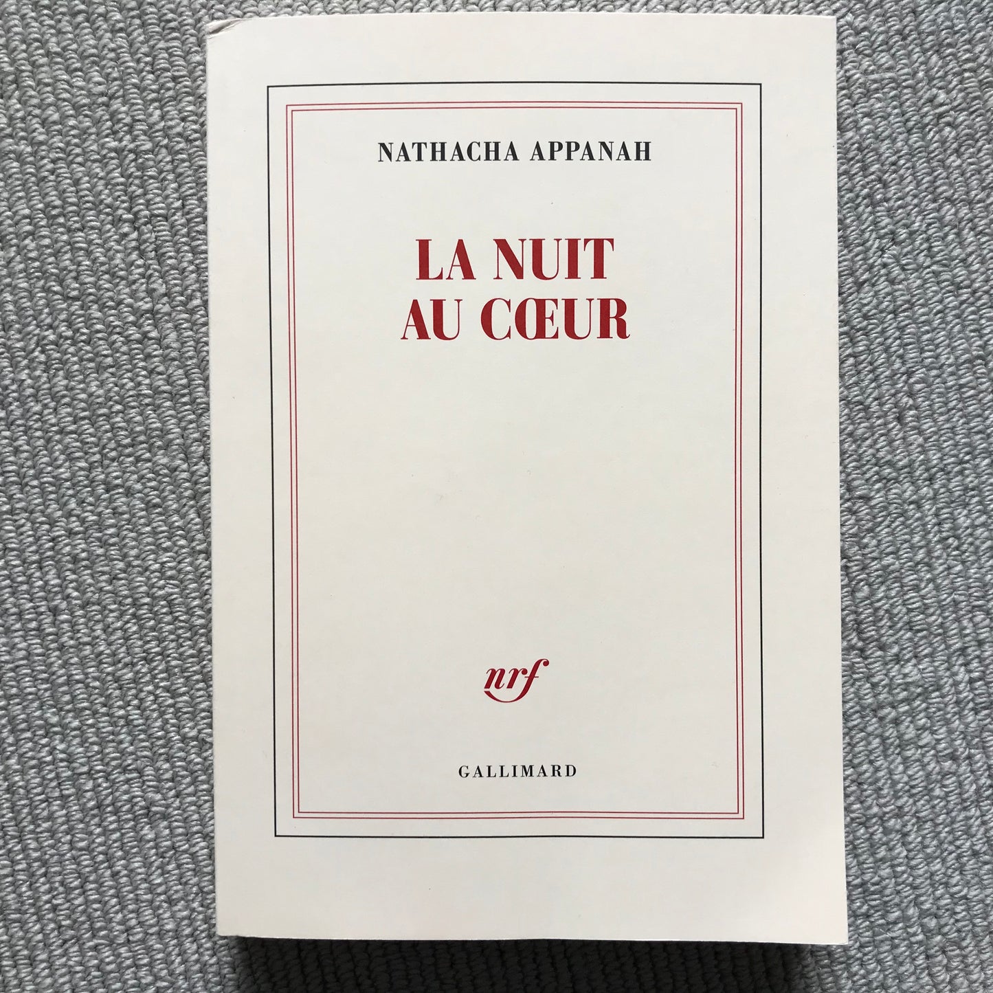 Appanah, Nathacha - La nuit au cœur