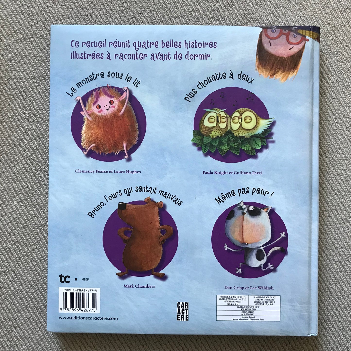 Le monstre sous le lit et autres belles histoires pour dormir !
