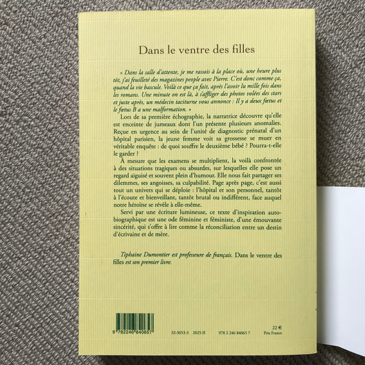 Dumontier, Tiphaine - Dans le ventre des filles