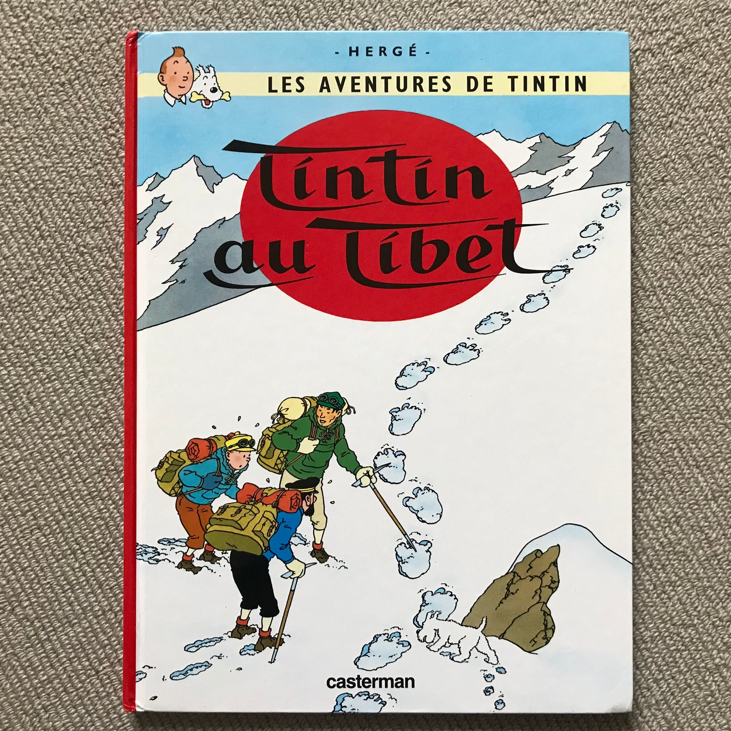 Tintin T20, Tintin au Tibet - Hergé
