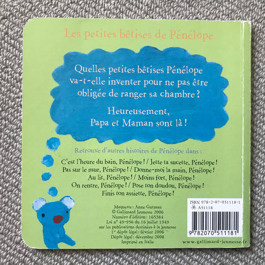 Range ta chambre, Pénélope ! - A. Gutman & G. Hallensleben