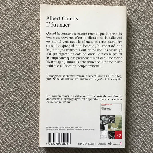 Camus, Albert - L’étranger