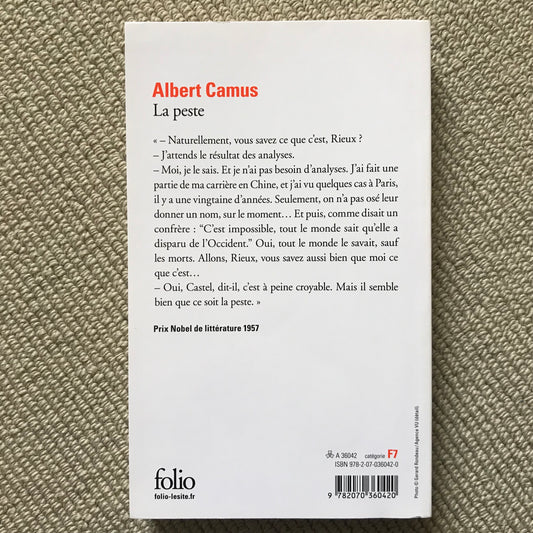 Camus, Albert - La peste