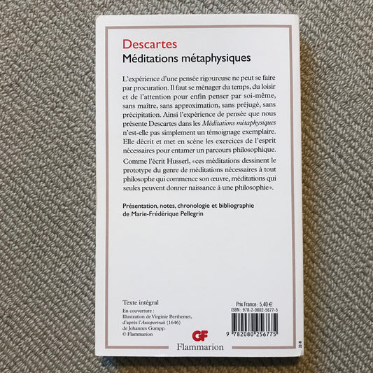 Descartes, René - Méditations métaphysiques