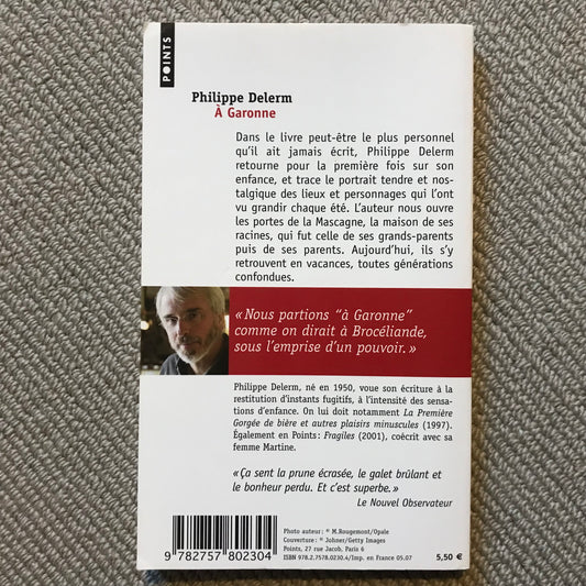 Delerm, Philippe - A Garonne