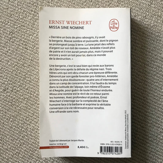 Wiechert, Ernst - Missa sine nomine