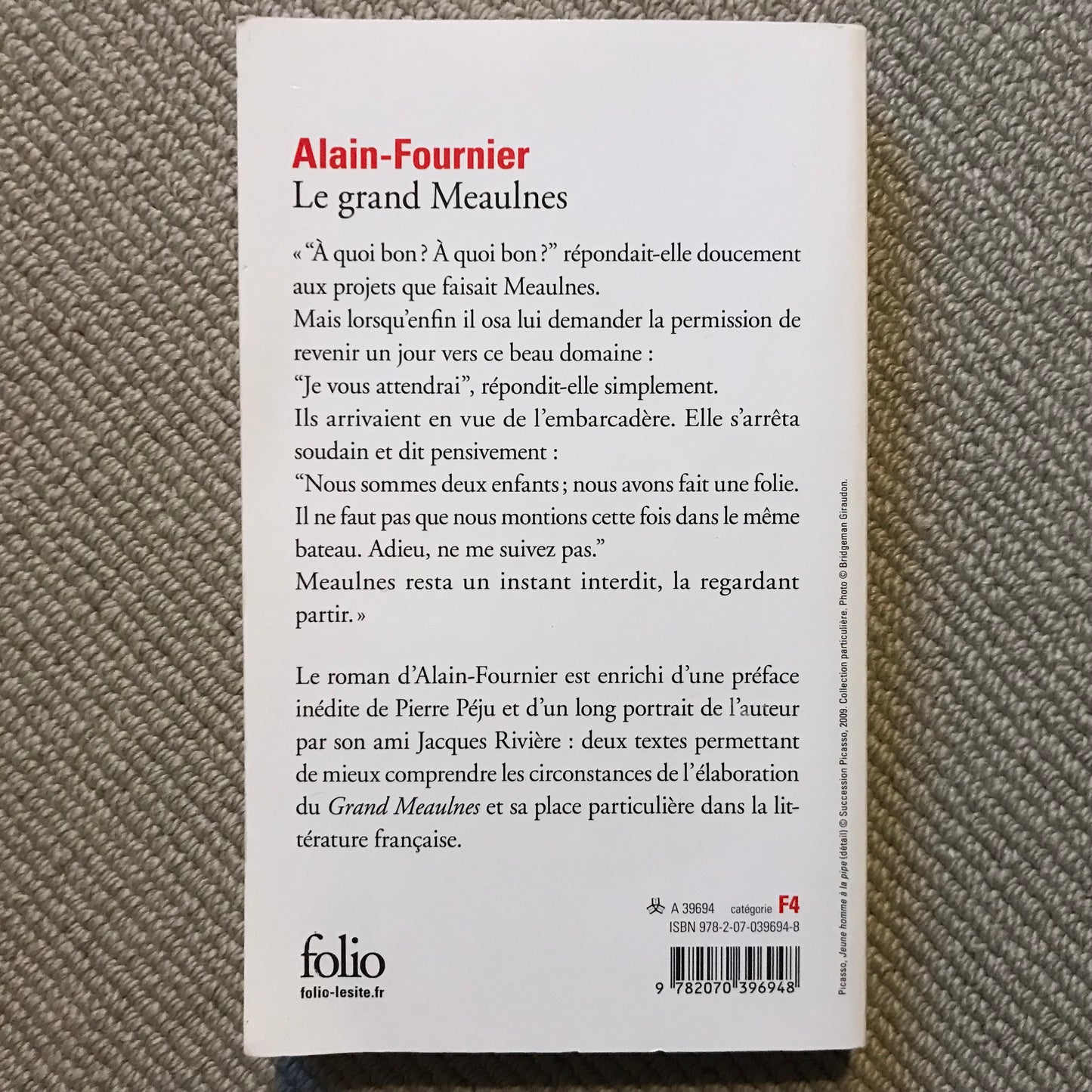 Alain-Fournier - Le grand Meaulnes