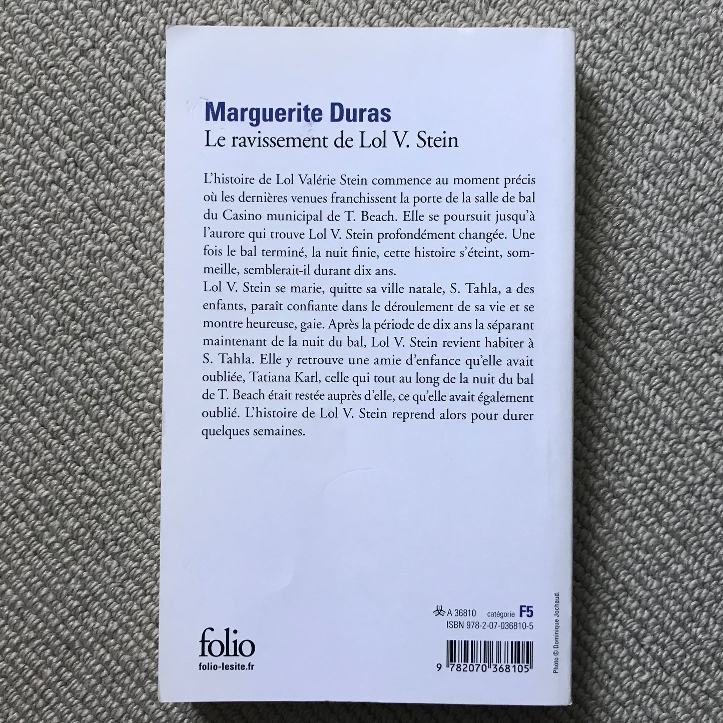Duras, Marguerite - Le ravissement de Lol V. Stein