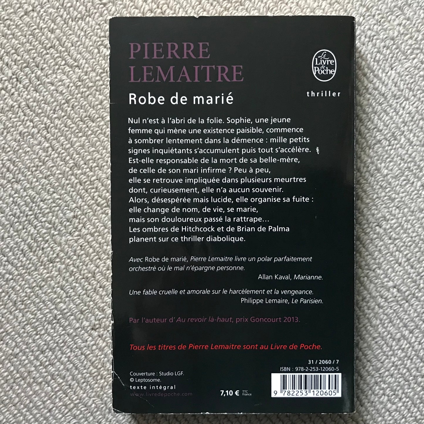 Lemaître, Pierre - Robe de marié