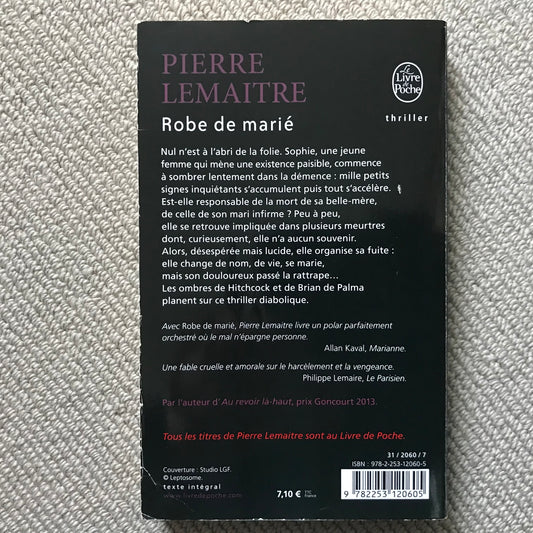 Lemaître, Pierre - Robe de marié