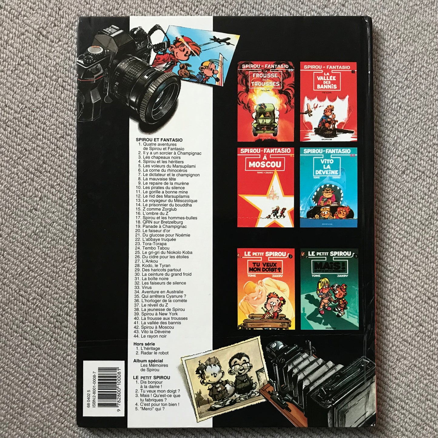 Les aventures de Spirou et Fantasio T06: La corne de rhinocéros  - Franquin