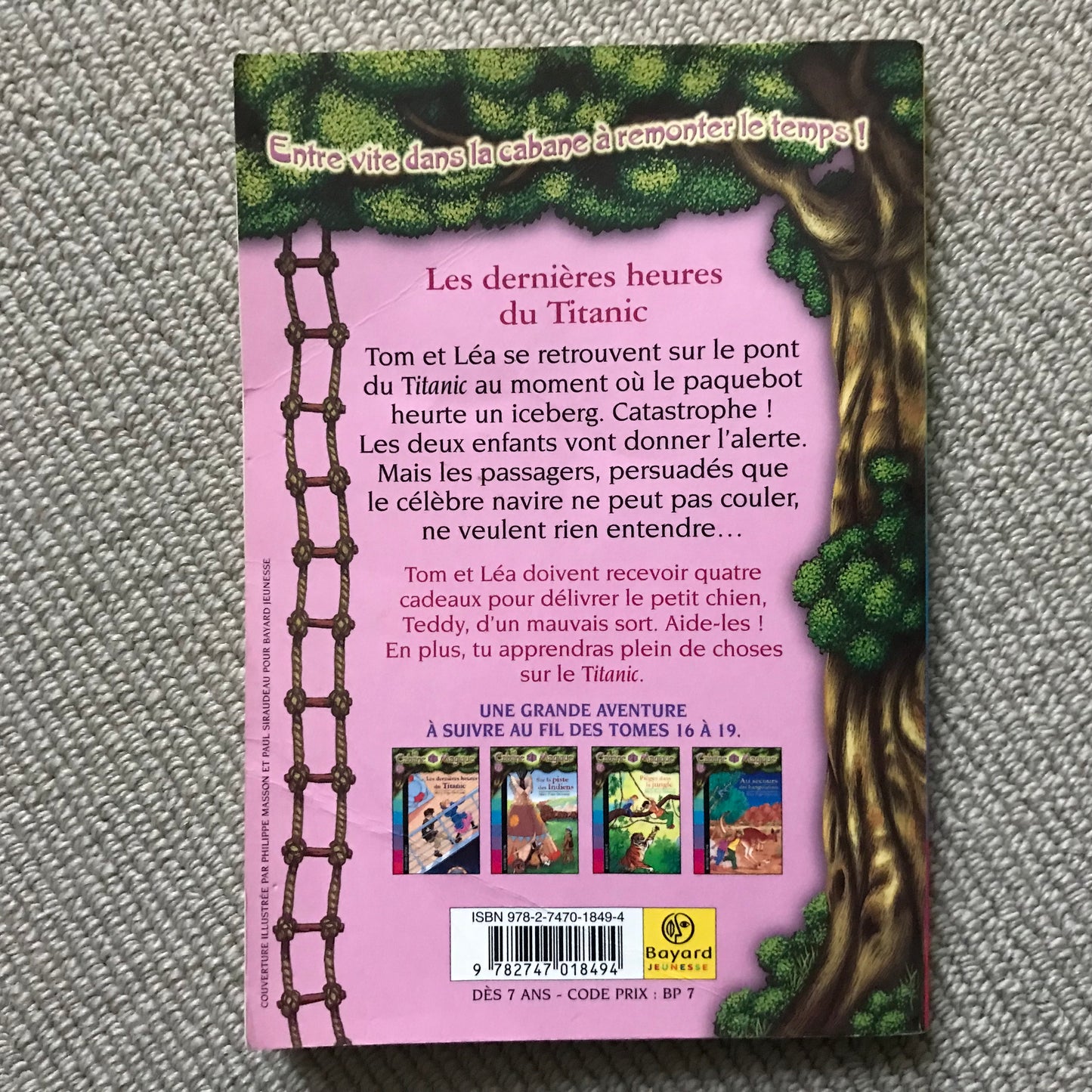 La cabane magique 16: Les dernières heures du Titanic - Mary Pope Osborne
