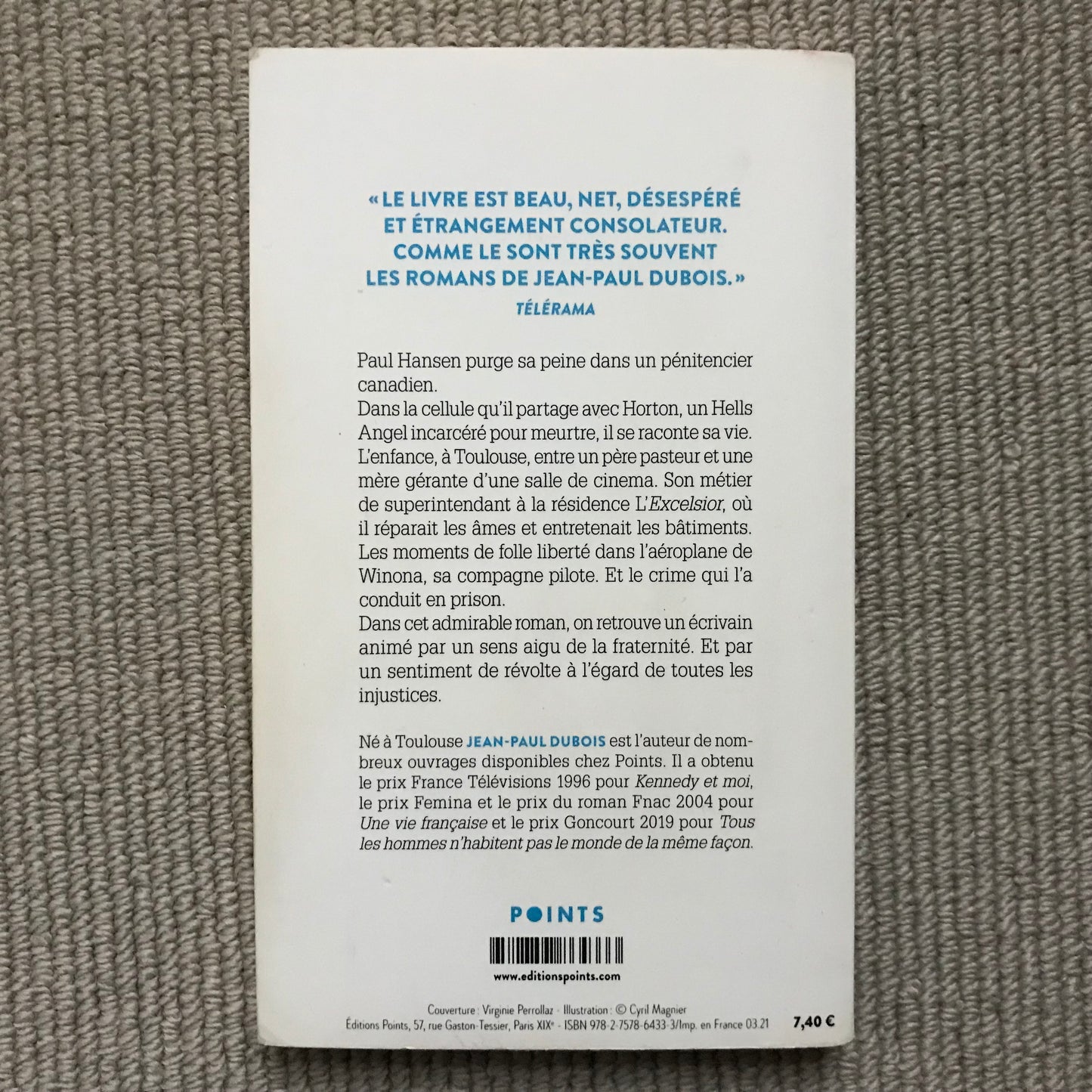 Dubois, Jean-Paul - Tous les hommes n’habitent pas le monde de la même façon