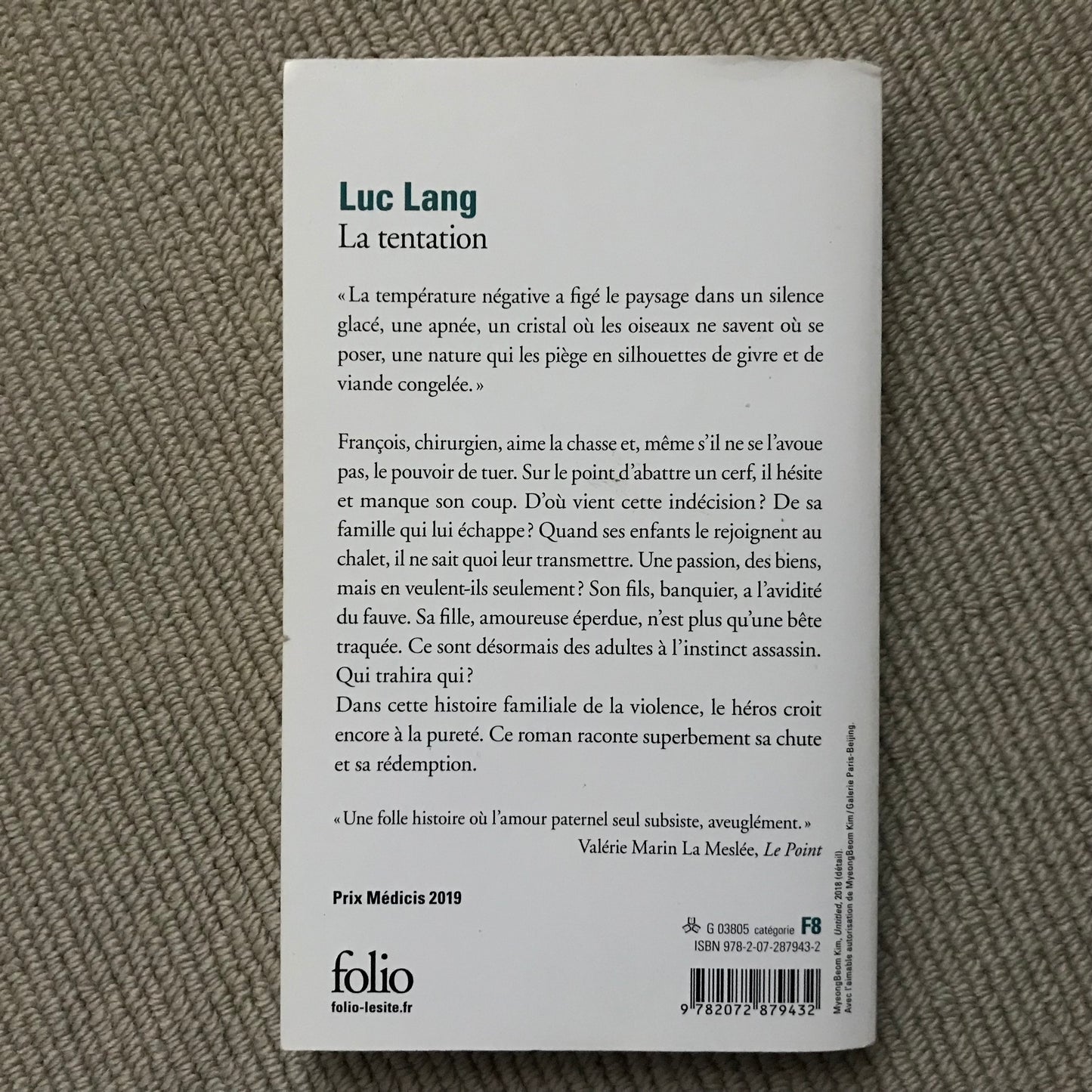 Lang, Luc - La tentation