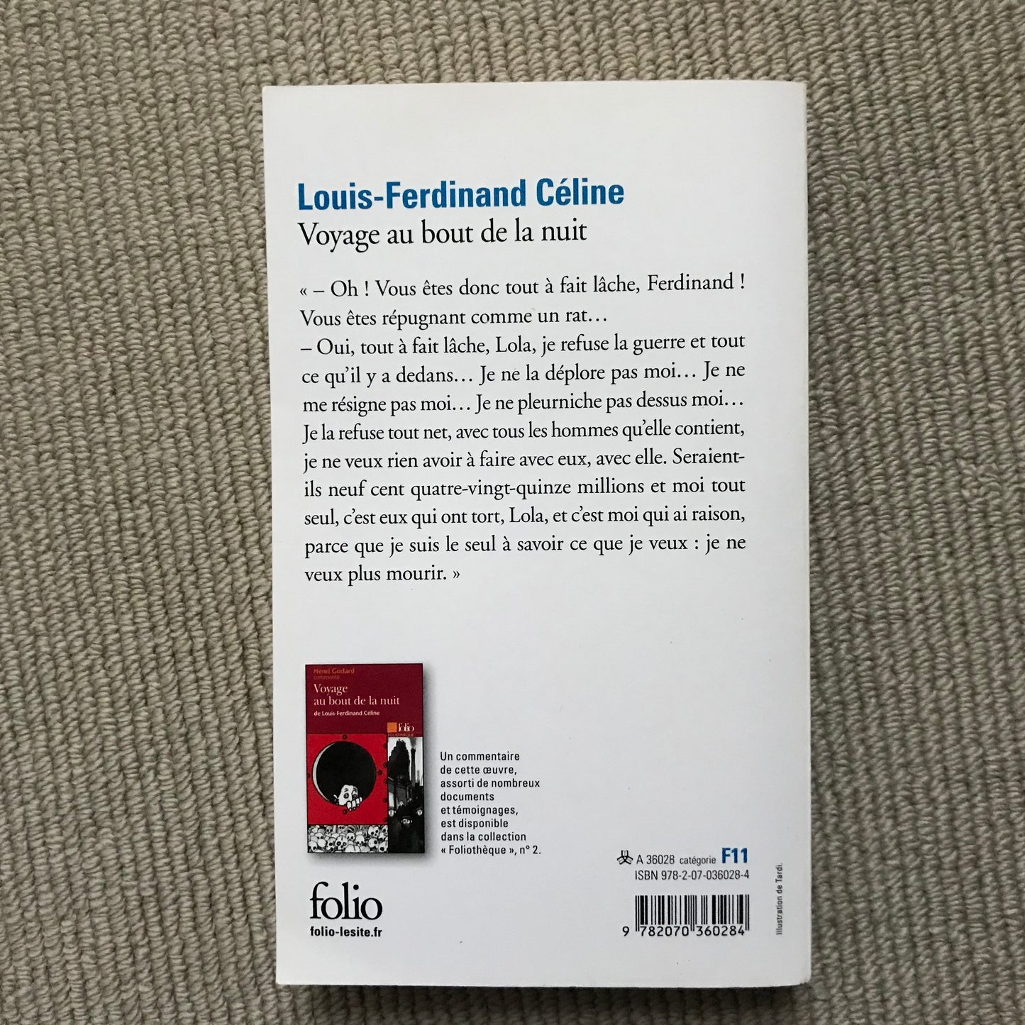 Céline, Louis Ferdinand - Voyage au bout de la nuit