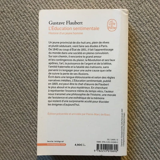Flaubert, Gustave - L’éducation sentimentale