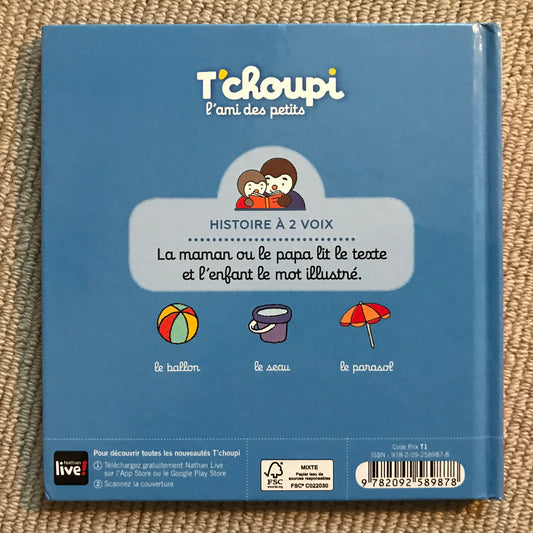 T’choupi à la plage - Courtin, Thierry