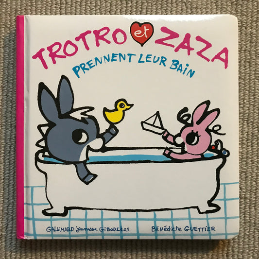 Trotro et Zaza prennent leur bain