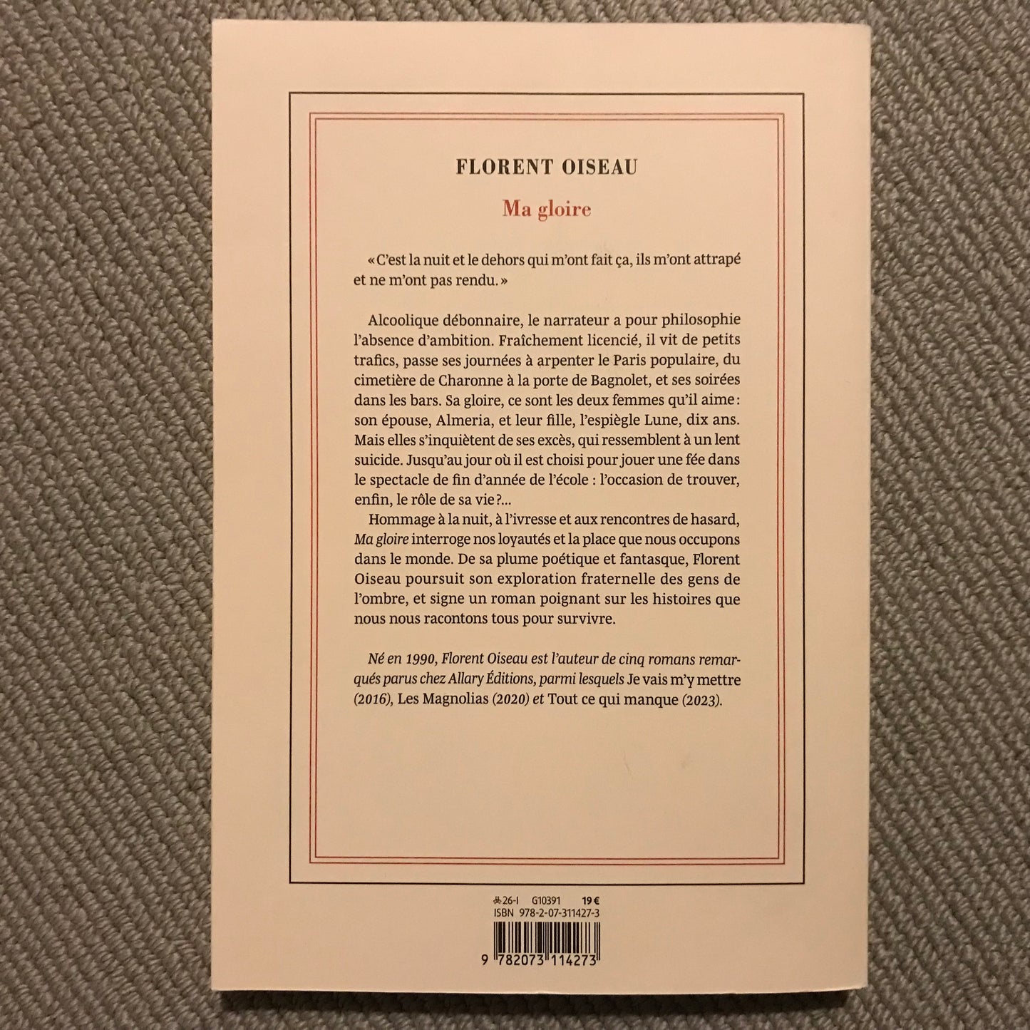 Florent Oiseau - Ma gloire