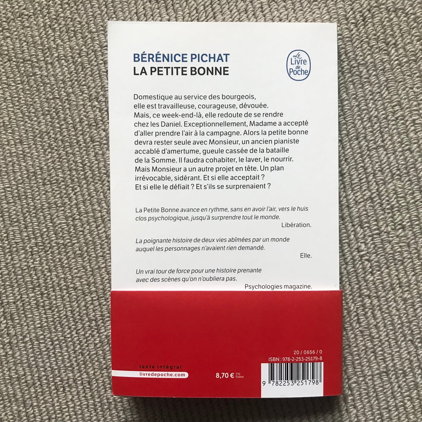 Pichat, Bérénice - La petite bonne