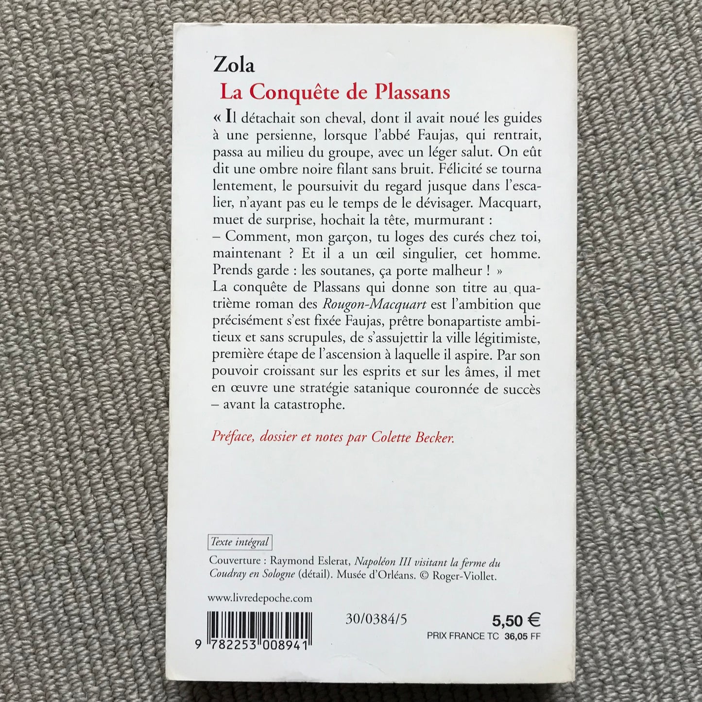 Zola, Emile - La conquête de Plassans