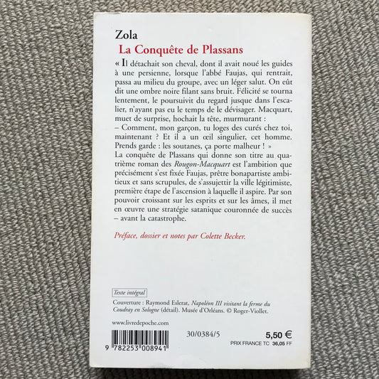 Zola, Emile - La conquête de Plassans