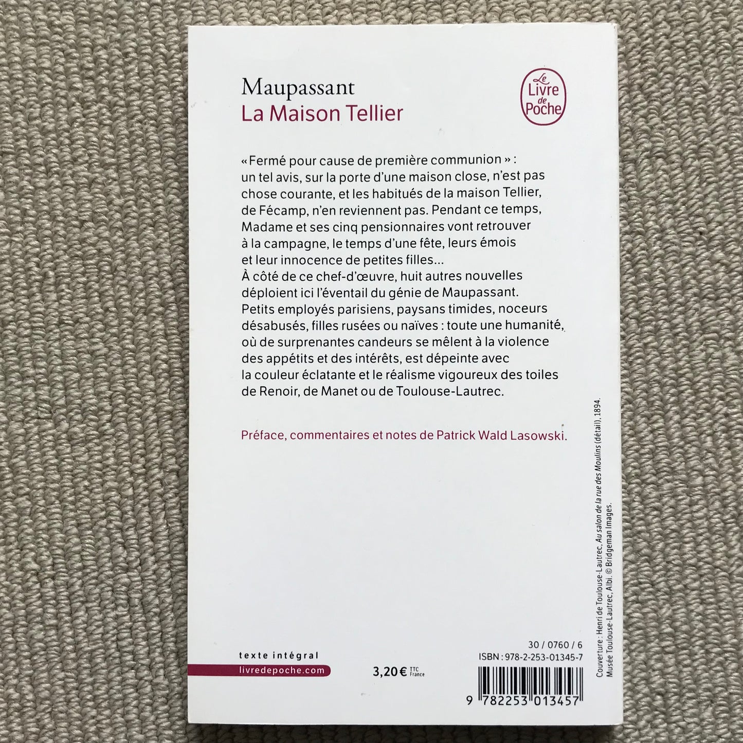 Maupassant de, Guy - La maison Tellier et autres nouvelles