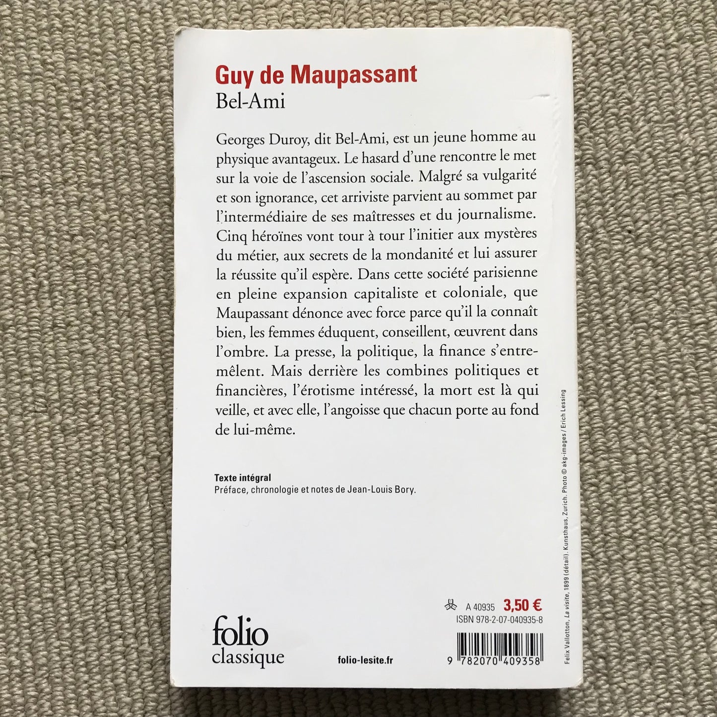 Maupassant de, Guy - Bel-Ami