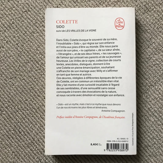 Colette - Sido, suivi de Les vrilles de la vigne