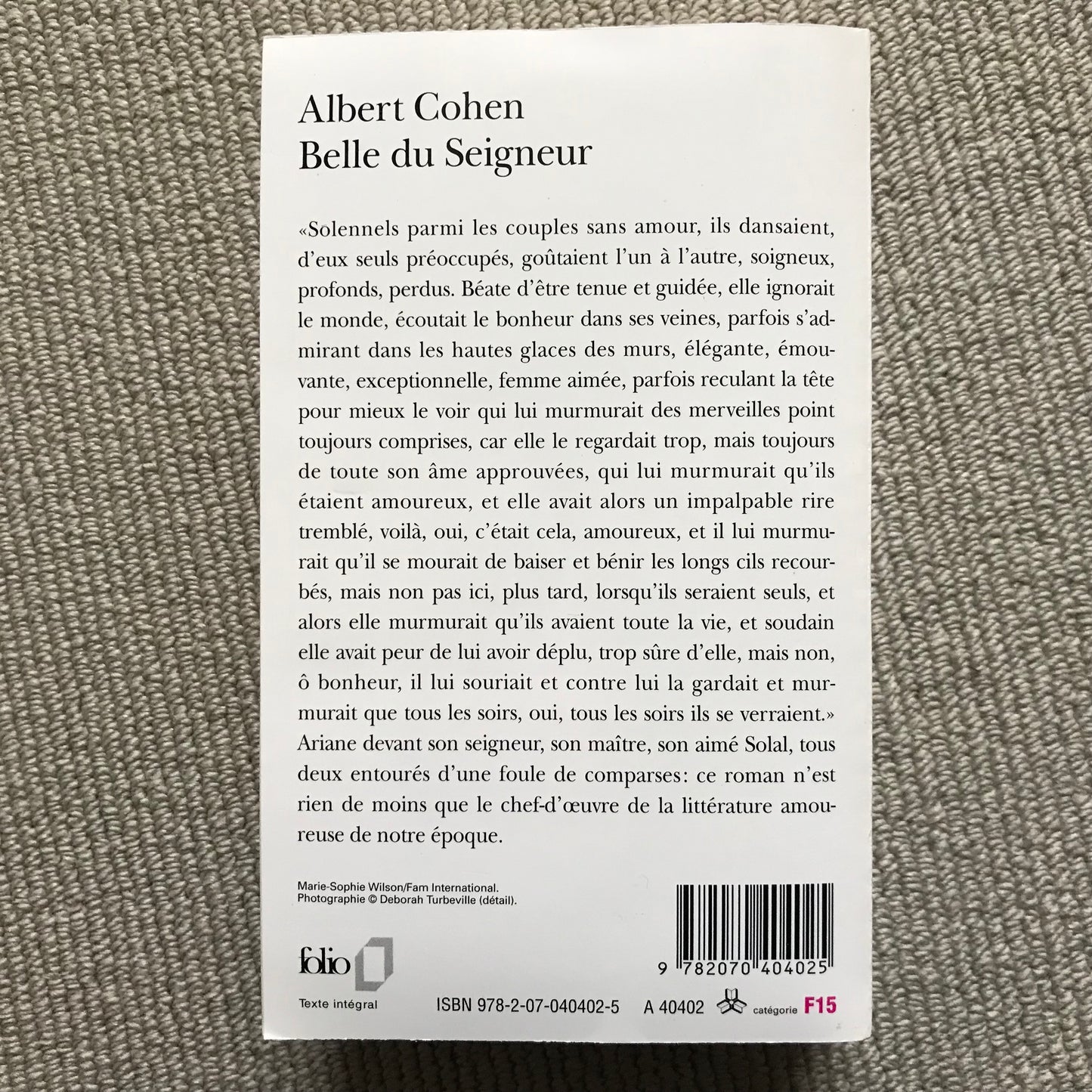 Cohen, Albert - Belle du seigneur