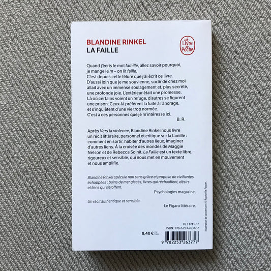 Rinkel, Blandine - La faille